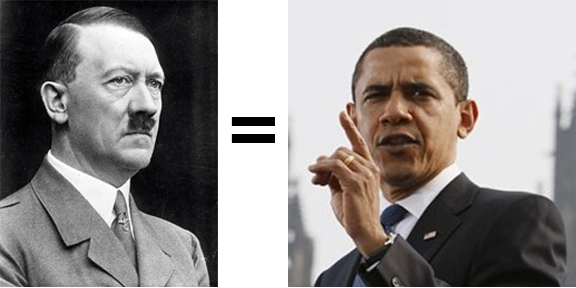 How is Obama like Hitler?